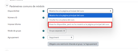 ParametresComunsAmagarFerDisponibleActivitatFurtivaMoodle.png